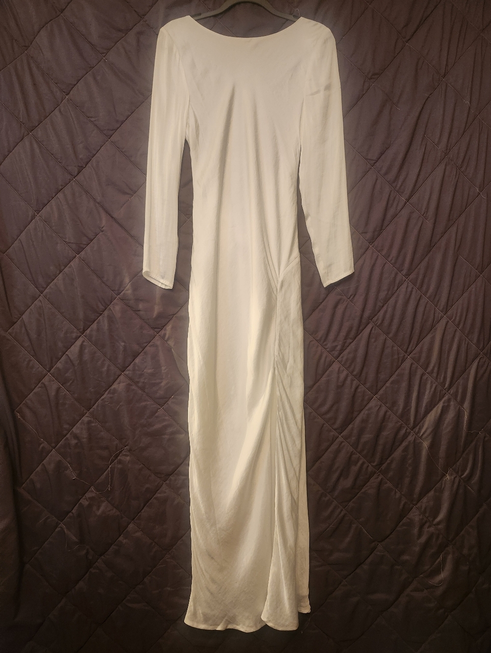 Bardot Cream Long-Sleeve Maxi Dress